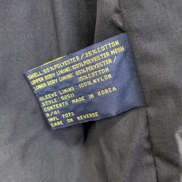 OshKosh B'gosh Men's Full Zip Snap Windbreaker Jacket Multi Medium Vintage - Picture 11 of 14